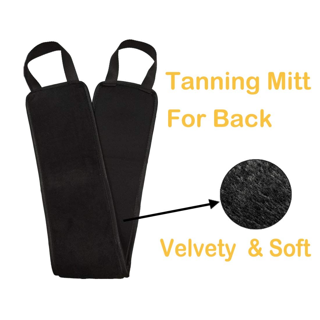 Self Tanning Mitt for Back, Fake Tan Mitt Back Applicator, Soft Fluff Perfectly Holds Lotions & Less Absorption, Easier to Apply Lotion to Back (Back Applicator) …
