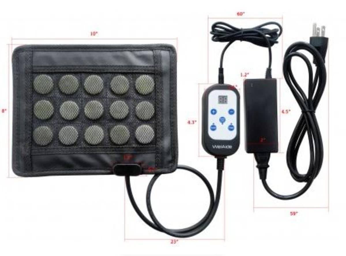 Extra Small Far Infrared Heating Pad - 10"x8"