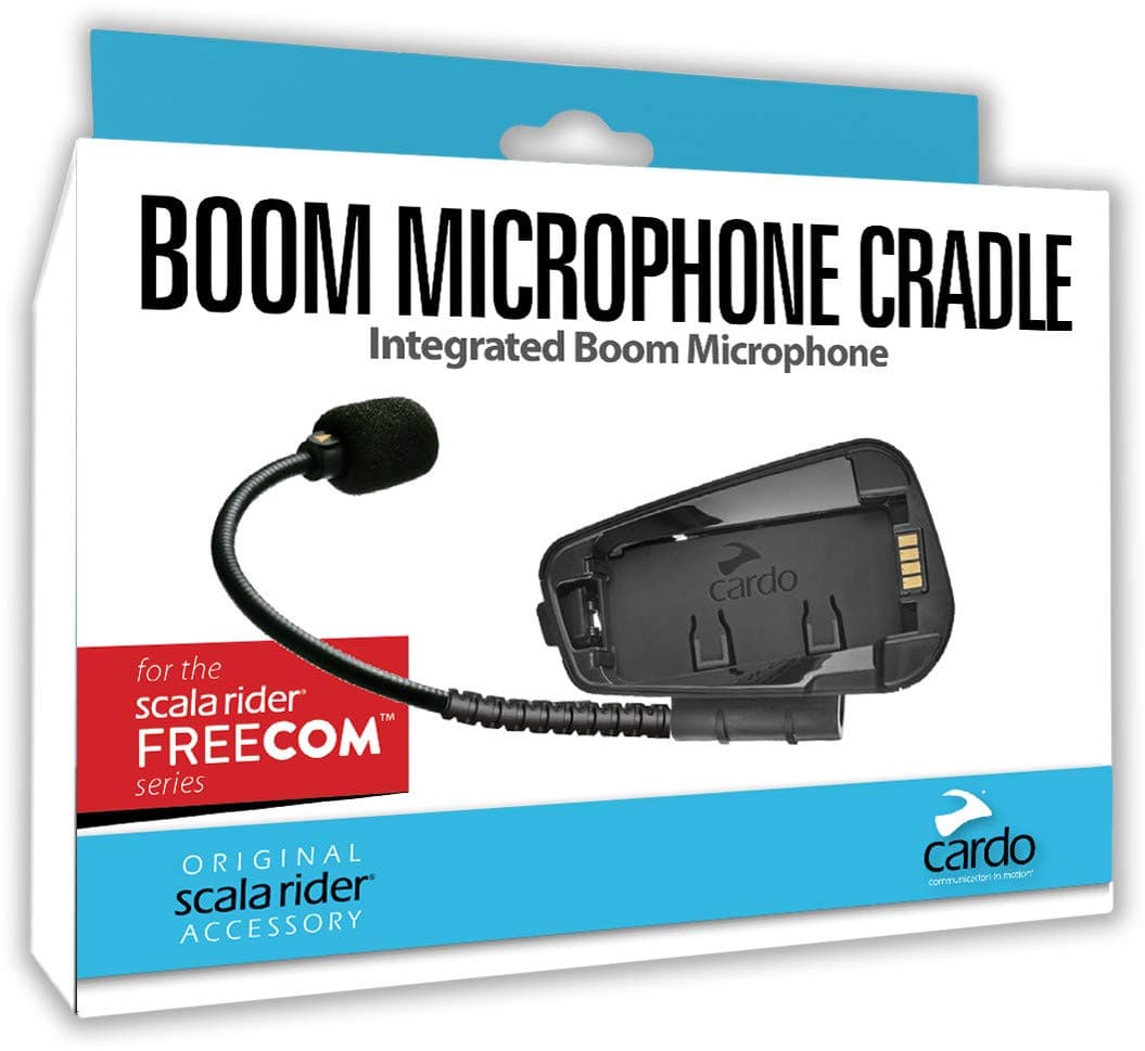 Cardo Systems Freecom Hard Boom Audio Kit Bluetooth 3.0 / IP67 Certified with Up to 10 Hours Talk Time/ 1 Week Standby SPPT0004