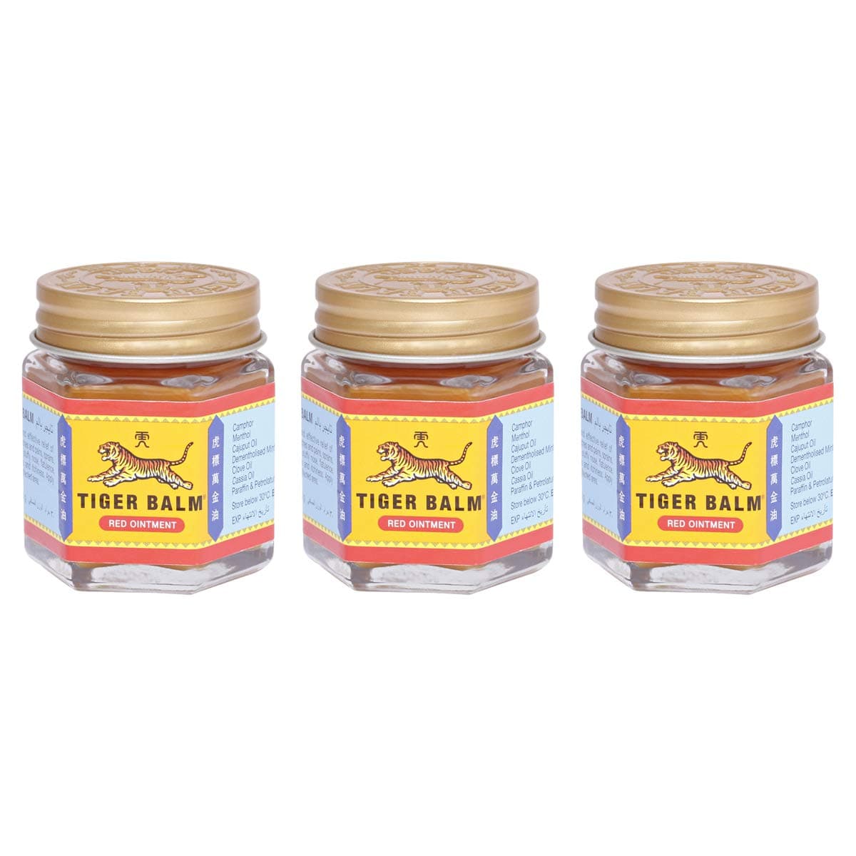 Tiger Balm PHI123A Red- Set of 3 (30g)