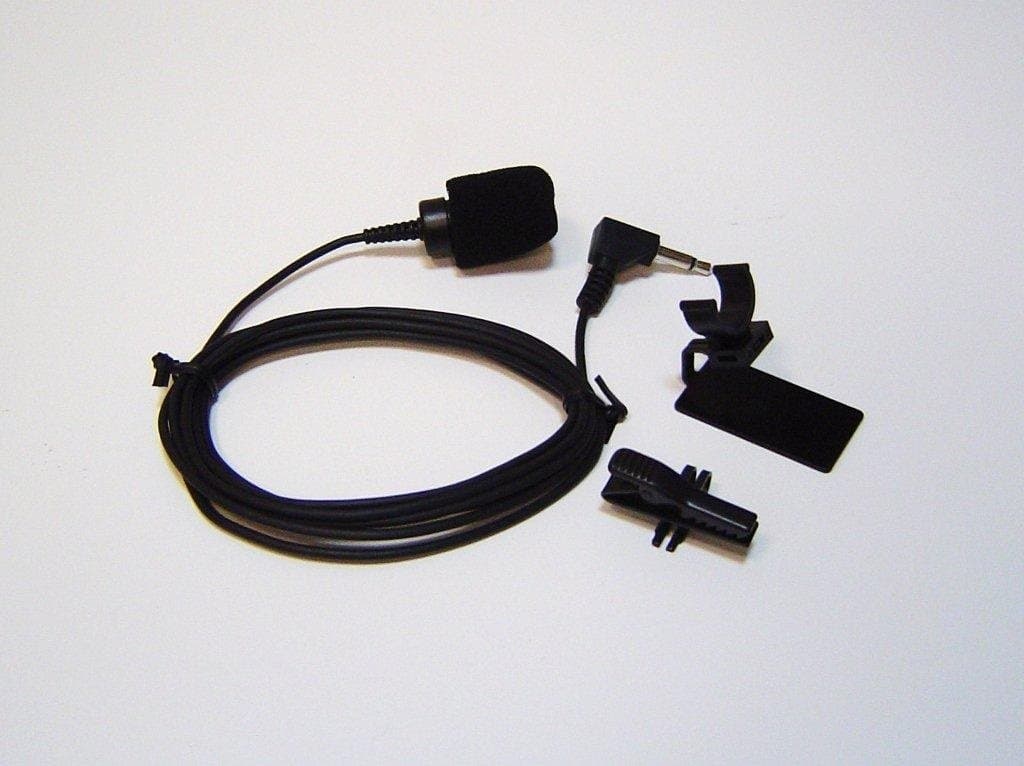 Lavalier Microphone made for Sanyo audio equipment includes Wind shield / Tie Clip / table Mic stand - Suitable for Sony IC Recorders / Olympus IC REcorders / Sanyo IC REcorders - ICD-PX333 - ICD-PX312 - ICD-BX112 - ICD-BX132 - ICD-UX533 - ICD-UX534F