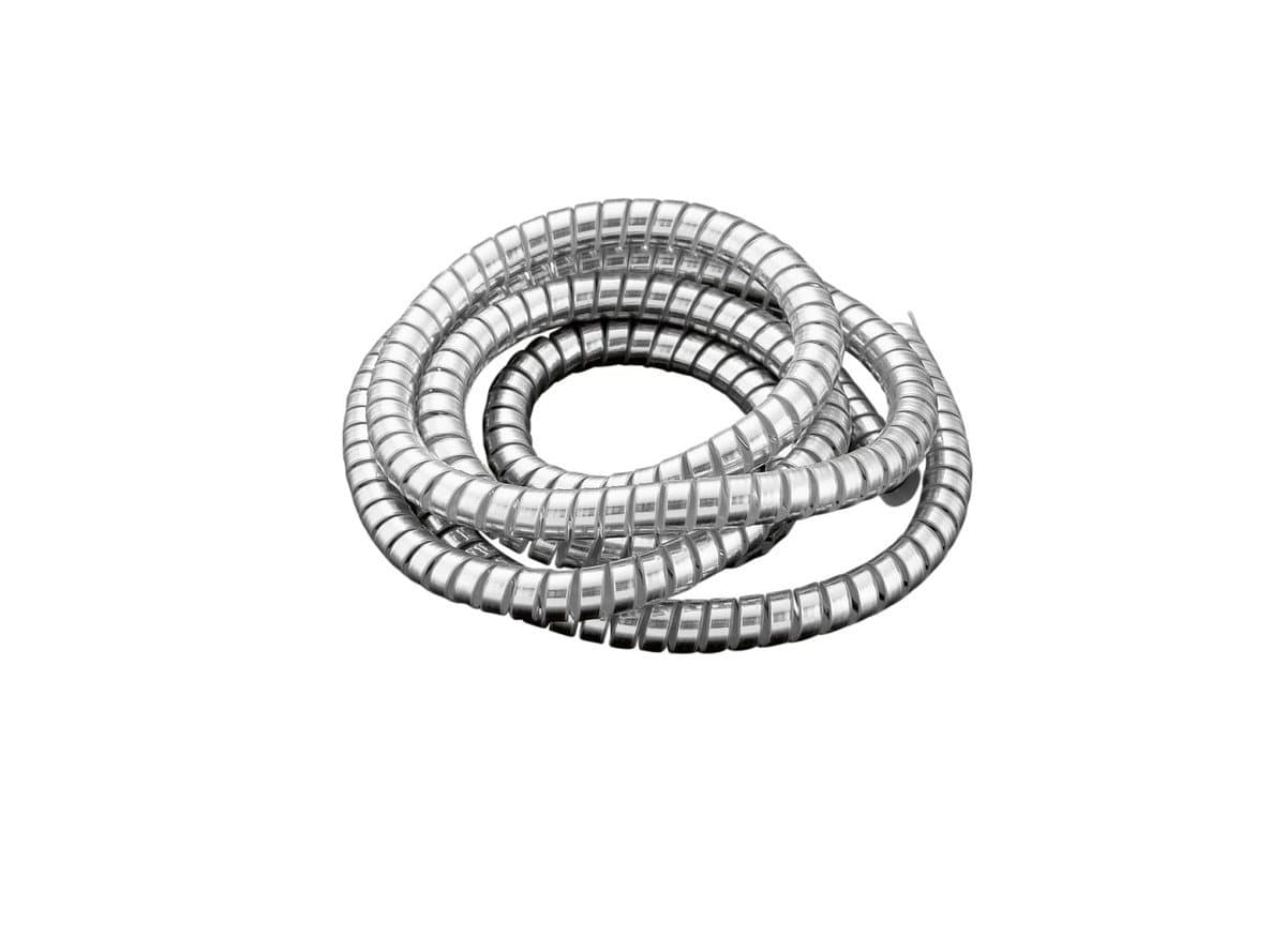Chrome Spiral Cable Wrap/Wire Tidy (10mm)