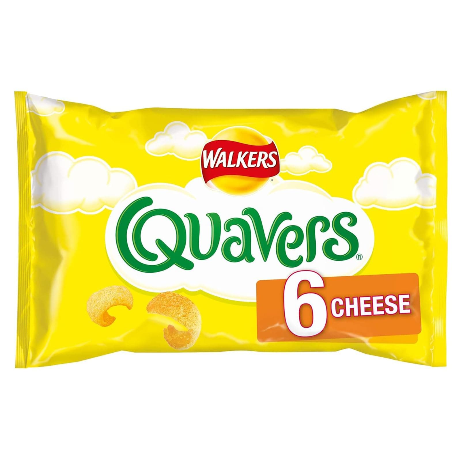 Quavers Cheese Snacks 16g x 6 per pack