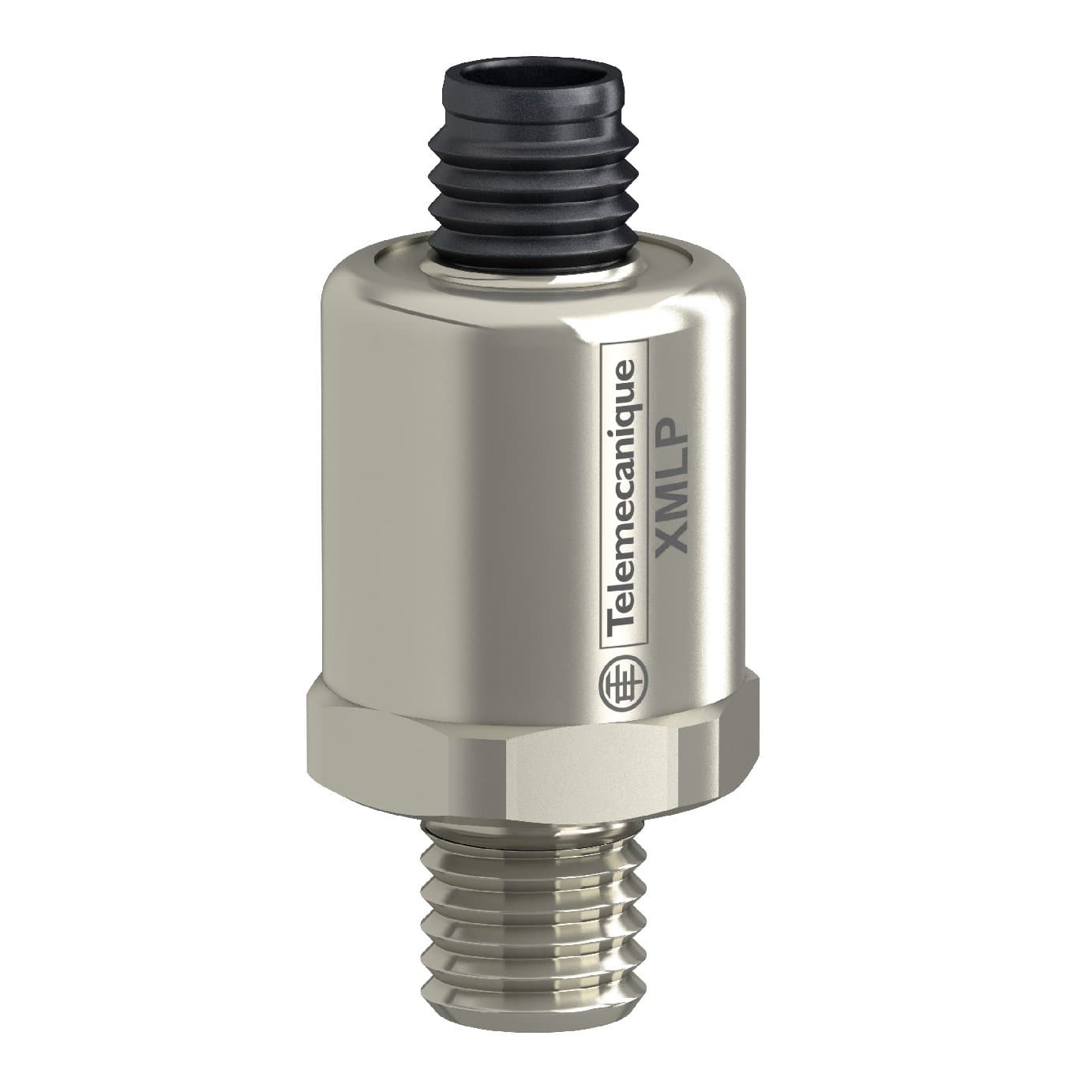 XMLP100PD230 Pressure Sensor Transmitter, 0-100 psi Gauge Range, M12 Electrical Connection, 4-20 mA Analog Output, 1/4"-18" NPT Male Connection