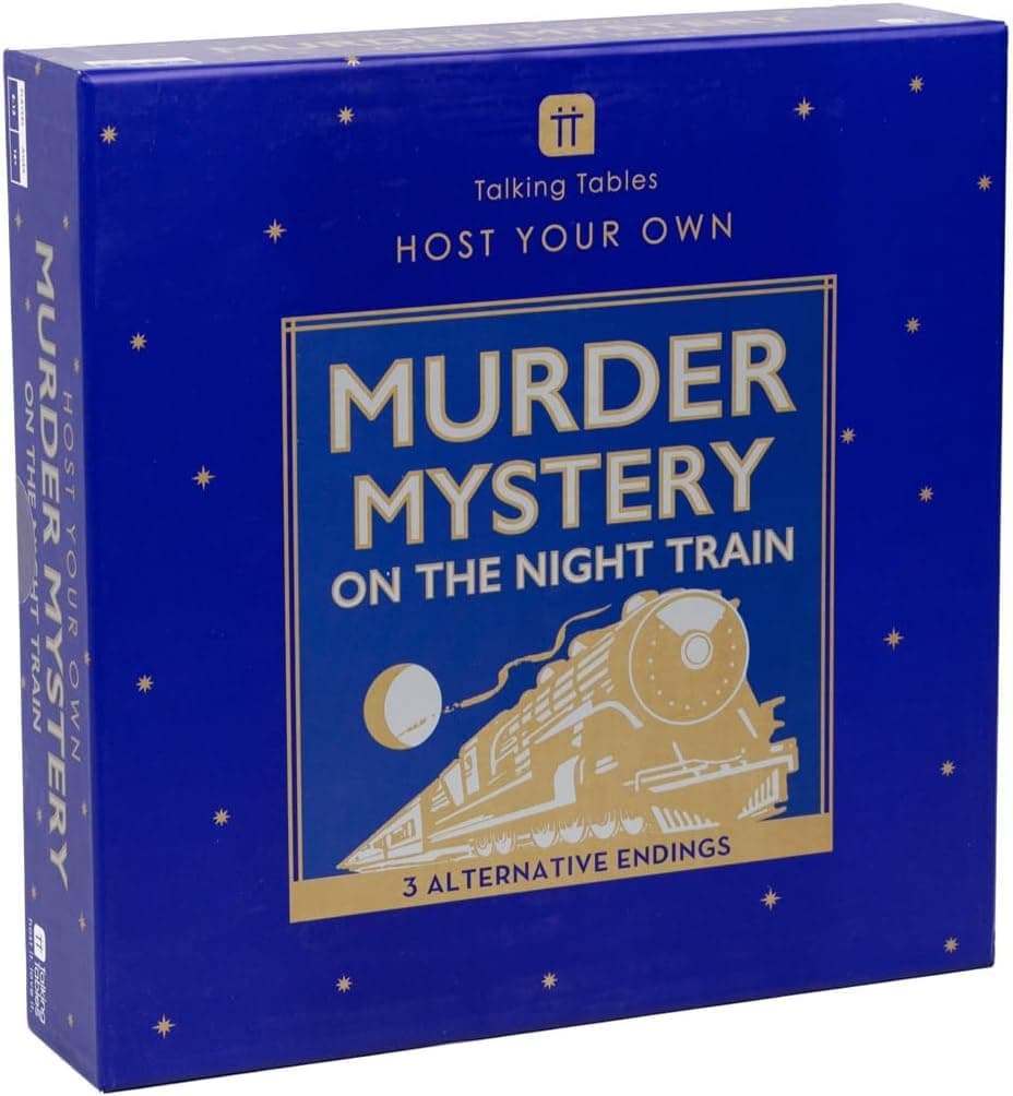 Talking Tables Reusable Murder Mystery on The Train Game Kit | Host Your Own Games Night | Orient Express 1930s Themed Dinner Party | 3 Alternative Endings | Fancy Dress Up | After Dinner