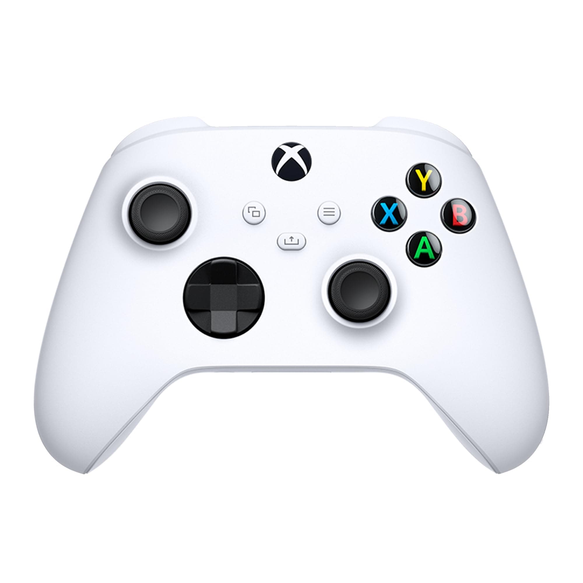 Xbox Microsoft Wireless Controller Robot White - Wireless & Bluetooth Connectivity - New Hybrid D-pad - New Share Button - Featuring Textured Grip - Easily Pair & Switch Between Devices