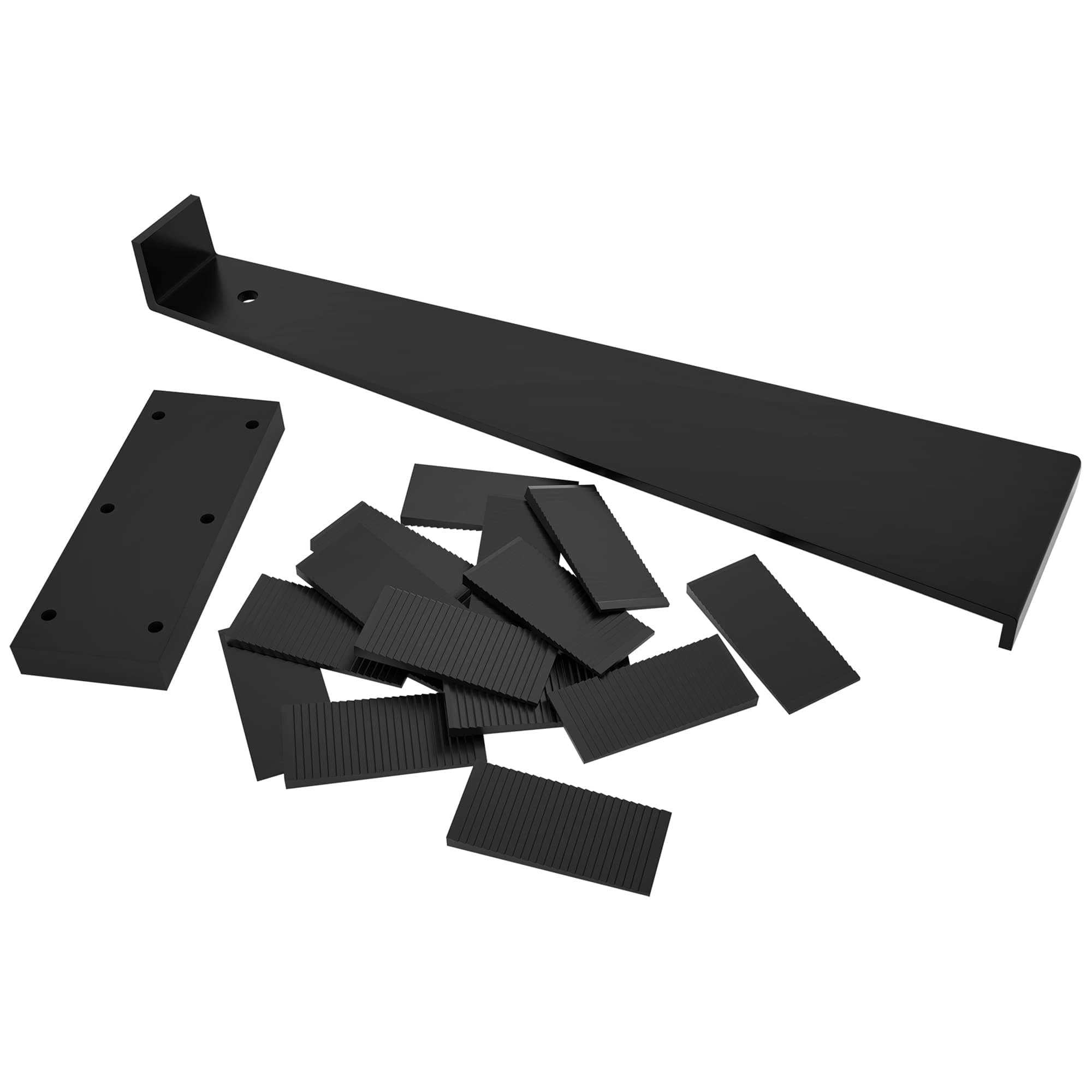 ROBERTS 46296 , 10-26, Floor Install Kit, Spacers, Block, Pull Bar, Black