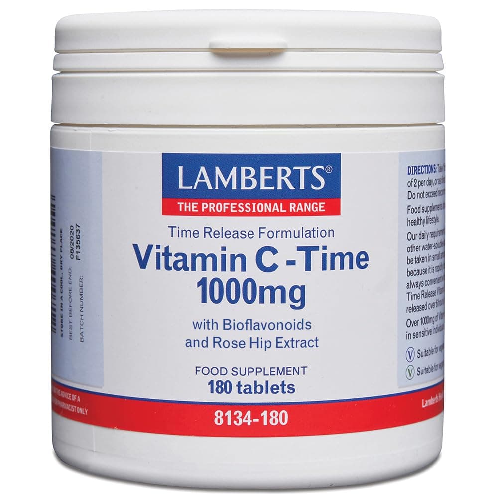 Lamberts Vitamin C-Time Release 1000milligrams 180 Tablets
