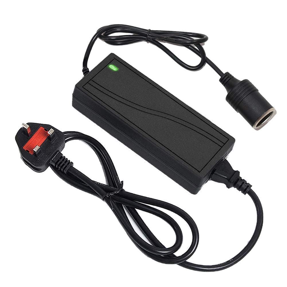 Power Supply Cigarette Lighter Socket AC to DC Adapter 100V-240V to 12V 5A Car Power Charger Converter(12V/5A NEW)