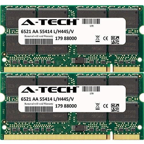 A-Tech 2GB KIT (2 x 1GB) For Sony Vaio VGN Series VGN-A230P15 VGN-A230P16 VGN-A230P17 VGN-A230P18 VGN-A230P9 VGN-A240 VGN-A240B VGN-A240P VGN-A250 VGN-A26. SO-DIMM DDR NON-ECC PC2700 333MHz RAM Memory