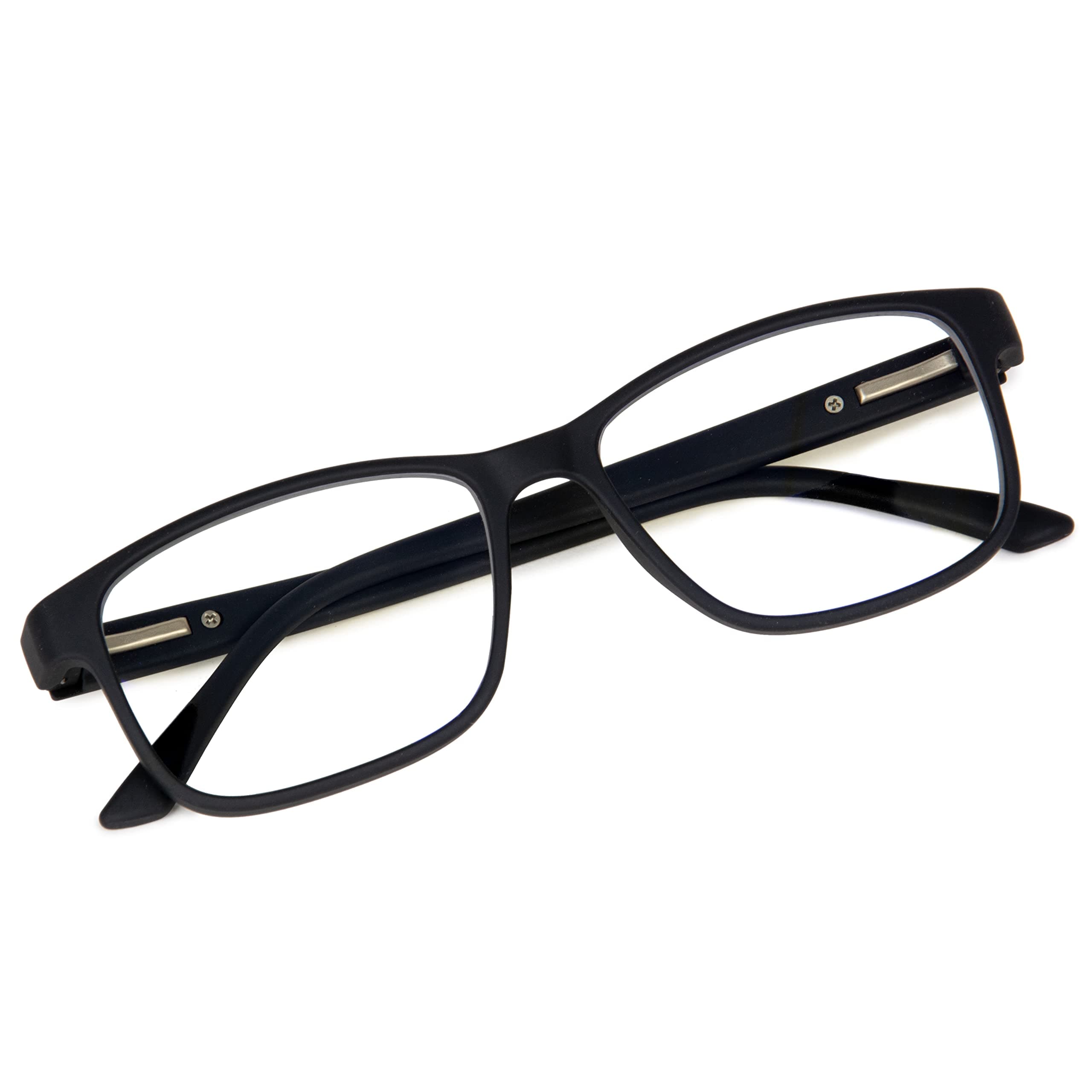 SPECSNEX® Zero Power Blue Light Filter Computer Glasses | Anti Glare, Lightweight & Blocks Harmful Rays | UV Protection Columbia Resin 39 Lens | Men & Women | Medium