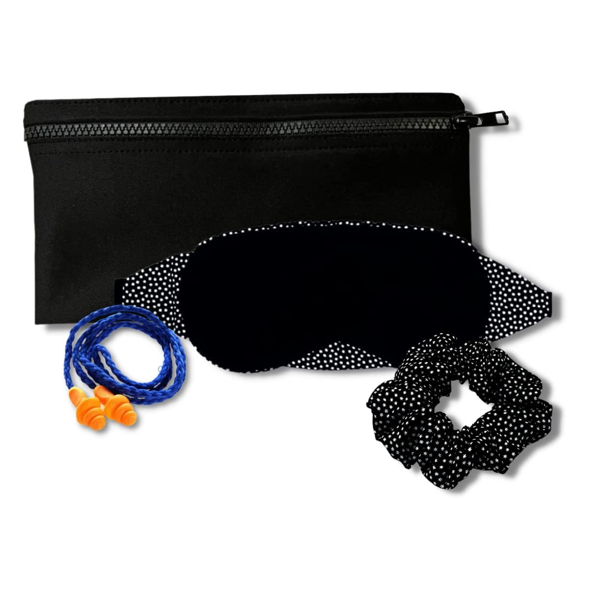 Cotton Sleep Mask | Light Blocking Sleep Eye Mask, Comfortable & Soft, Night Eye Mask for Travel | with Nose Wire & Adjustable Band