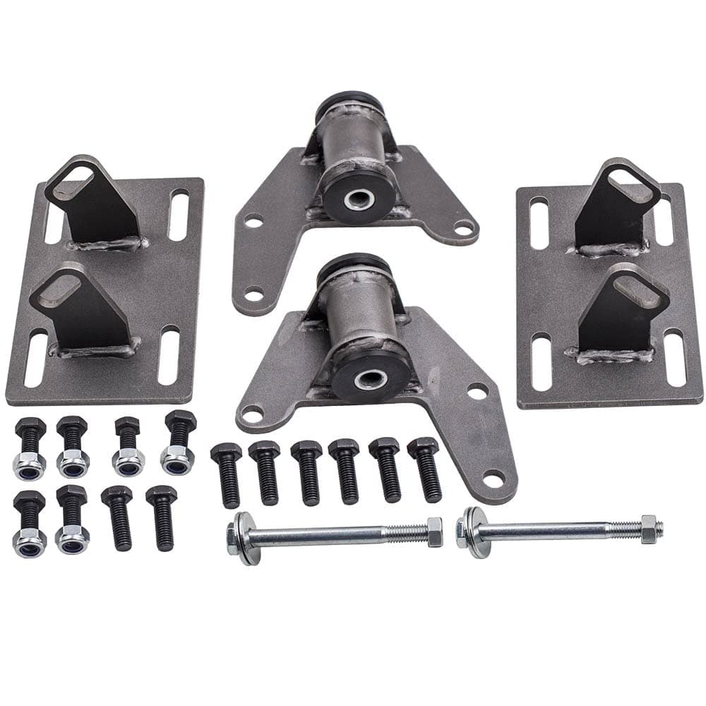 maXpeedingrodsLS Engine Swap Mount Adapter Kit with Hardware for G-Body 1973-1988 for Carlo Cutlass LS Conversion Engine for LS1 LS2 LS3 LS6 for LSX LQ4 LQ9 4.8L 5.3L 6.0L 6.2L