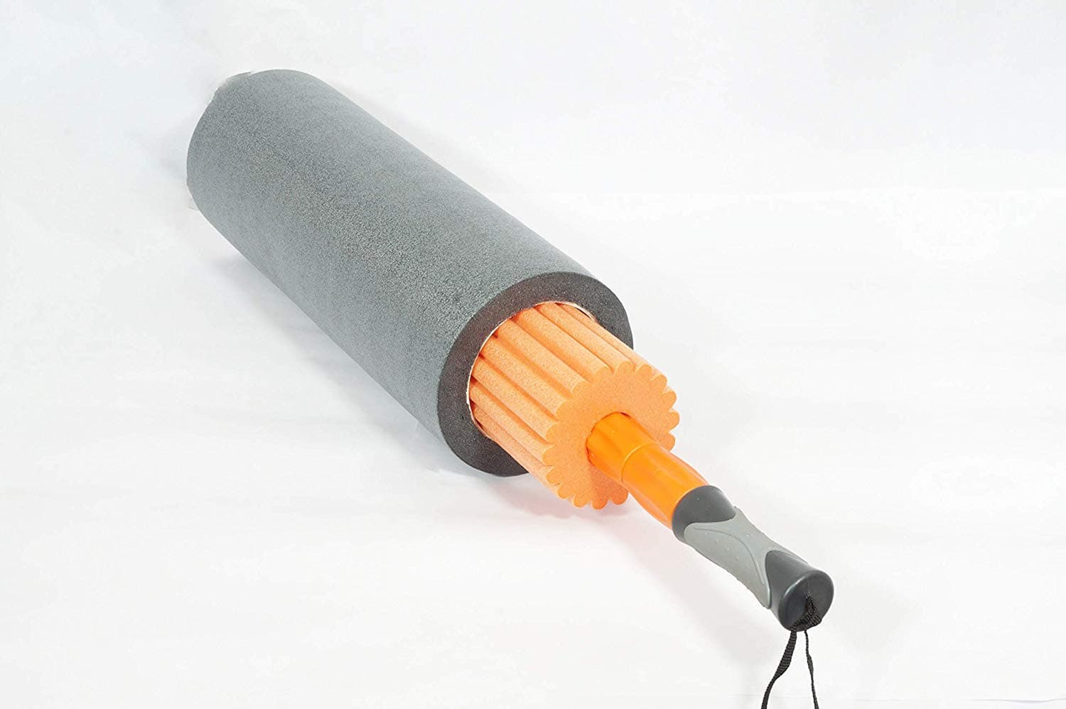 ABB INITIO GYM 3-in-1 EVA Trigger Point Foam Roller with Muscle Massage Stick for Myofascial Release, Deep Tissue Penetration, Warm-up and Stretching Exercises (Multicolour)