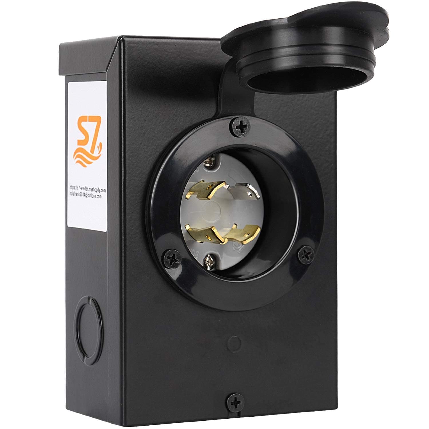 Generator Transfer Switch,Power Inlet Box,30 Amp Generator Inlet Box,NEMA L14-30P,Generators Up to 7,500 Running Watts