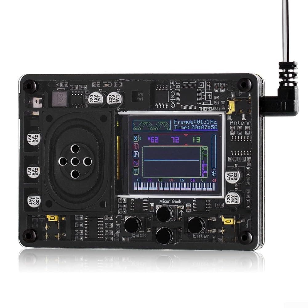 Mini Theremin Musical Electronic Creative Instrument With Screen Display For