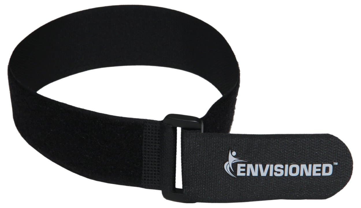 Reusable Cinch Straps 3" x 20" - 6 Pack, Multipurpose Strong Gripping, Quality Hook and Loop Securing Straps (Black)