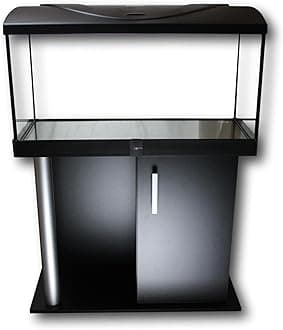 Diversa AQUARIUM WITH LID AND STAND/CABINET Professional Fish Tank - Real Glass, Standard Rectangle (250 Litre Set)