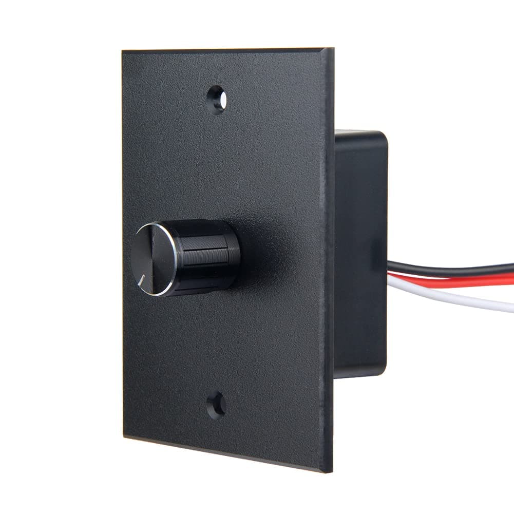 Obeaming DC 12V Dimmer Switch, 3 Wires LED 12 Volt PWM Dimmer for Motorhome Auto Truck Camper Van Trailer Boat Caravans Lighting, Works with LED, Halogen, Incandescent, Strip Lights