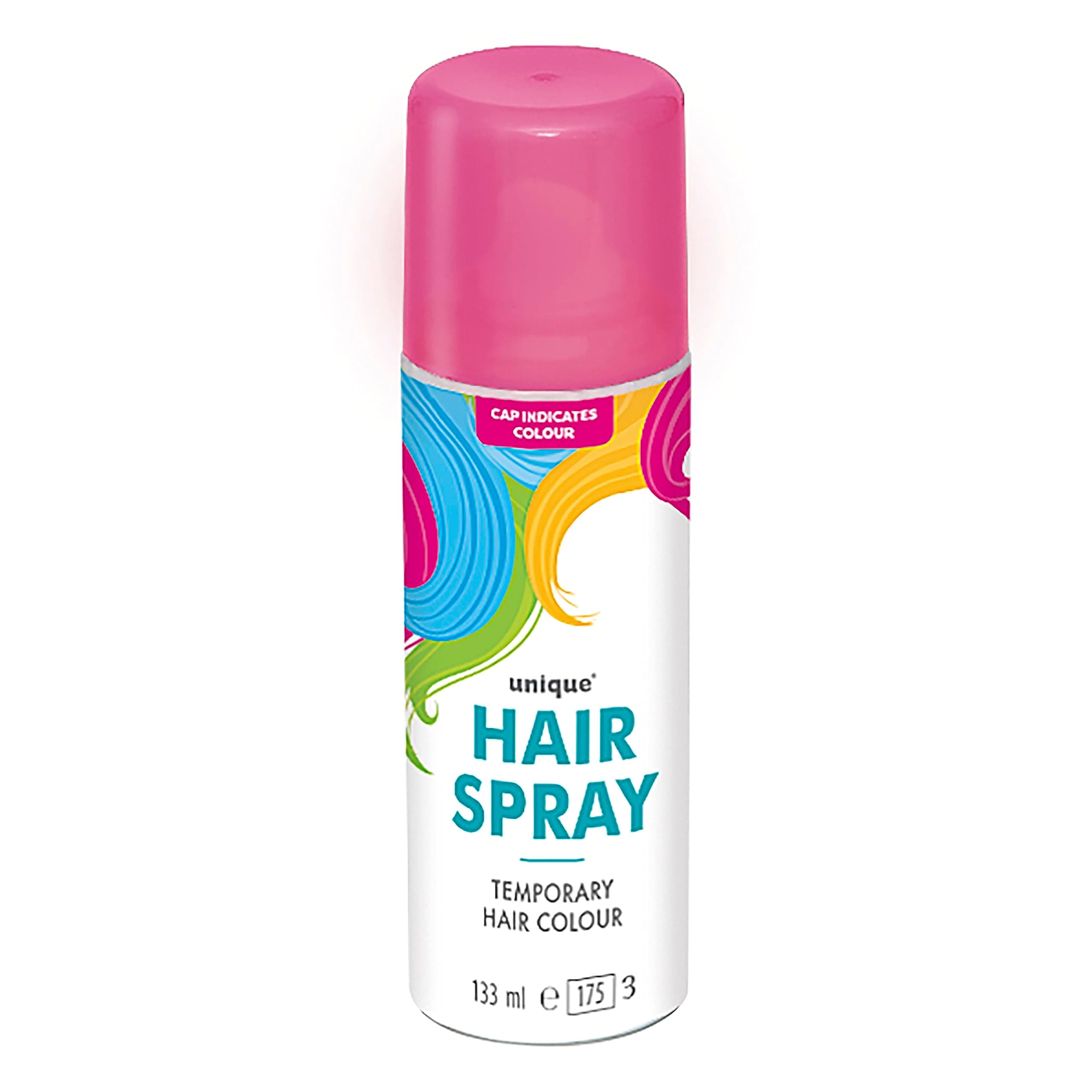 Neon Pink Temporary Hair Spray (4.5 fl. oz) 1 Count - Easy-to-Use Colorful Hair Styling for Festivals, Parties, and Events