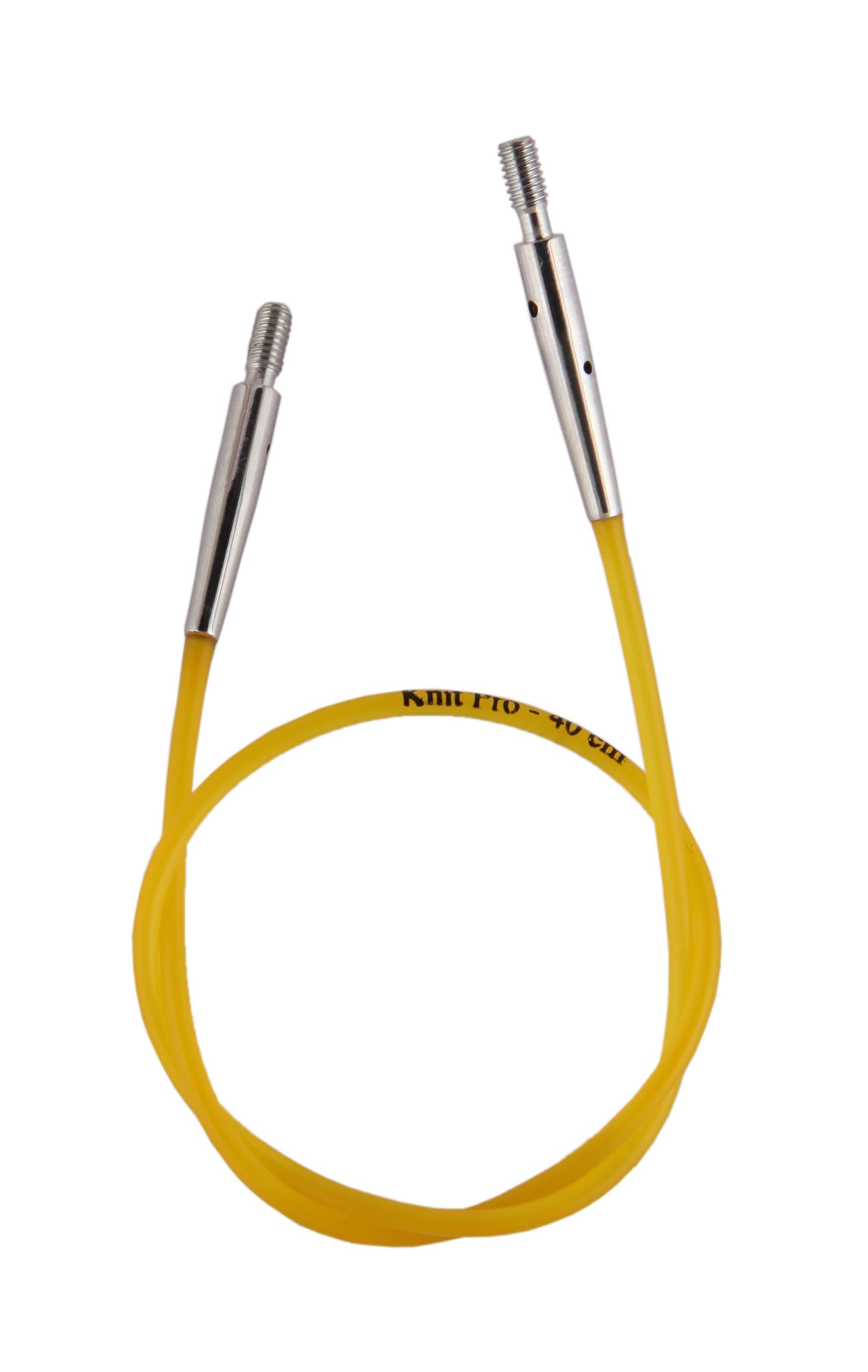 Yellow Colored Fixed Nylon Cable | 8"/ 20cm (to Make 16"/ 40cm IC Needle)