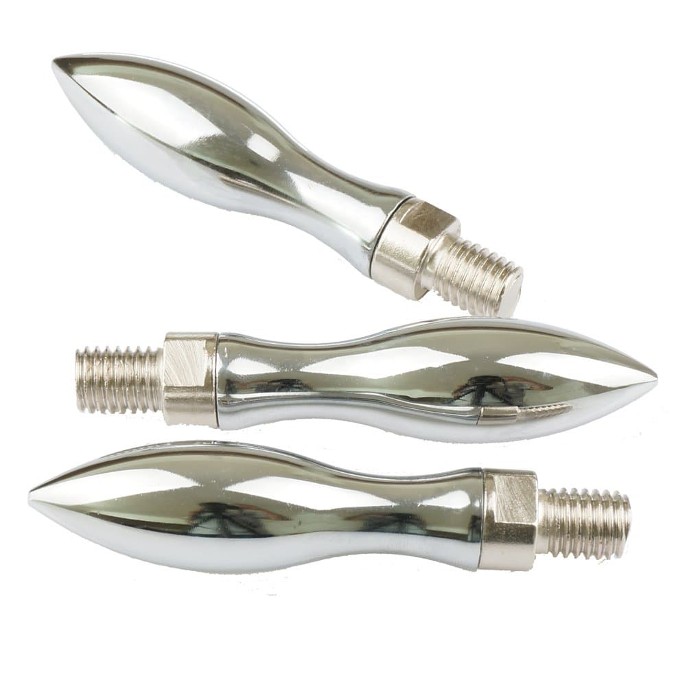 3 Pcs Grinding Milling Chrome Machine Handwheel M12 Thread Plated Revolving Handle Grips