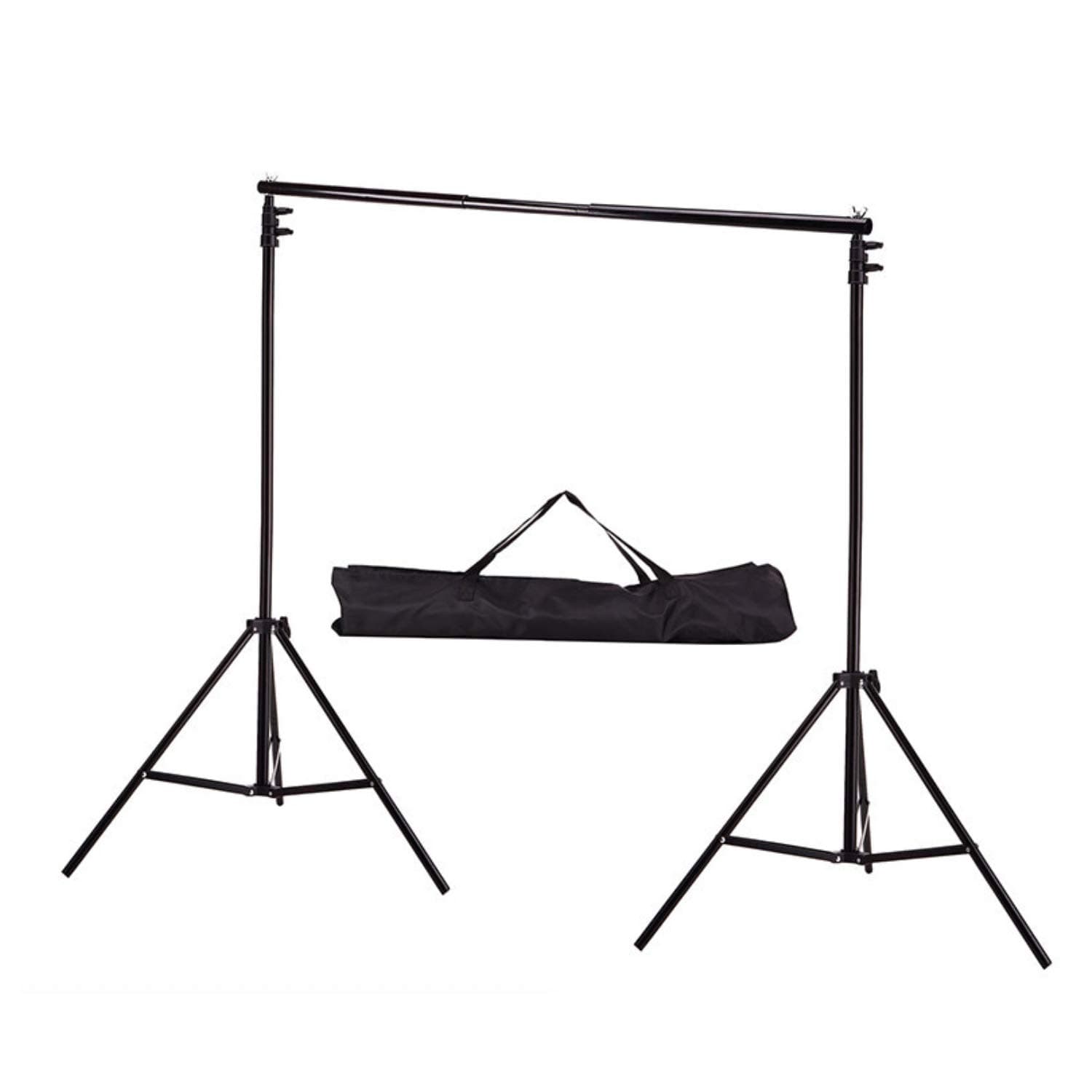 Coolbaby Background Stand Backdrop Support System Kit,200cm *200 cm With Portable Carrying Bag For Video, Portrait, And Product Photography