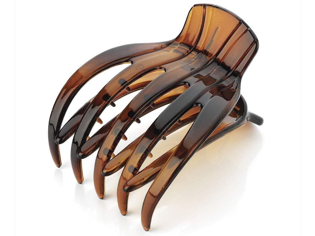 Tortoise shell colour side hair claw clip