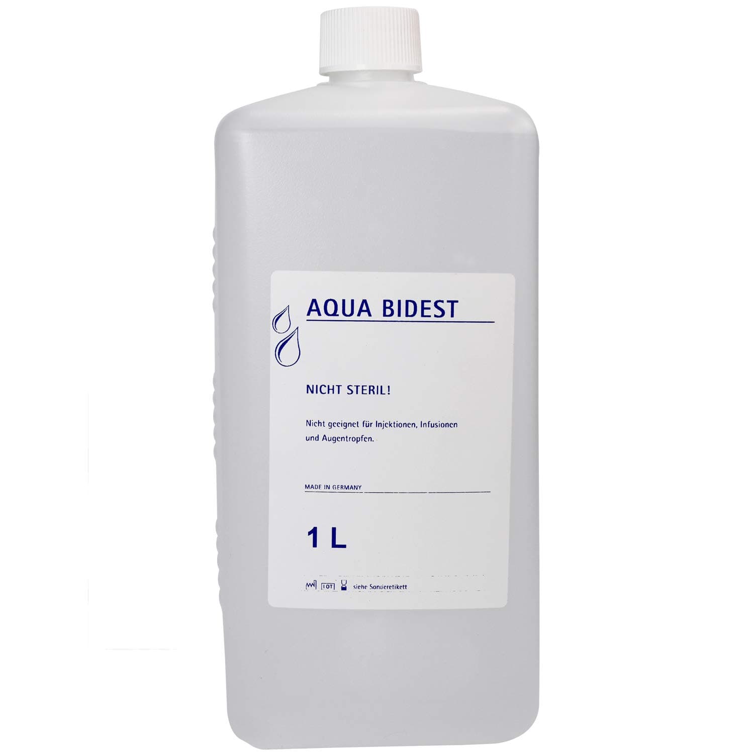 Aqua Bidest double-distilled water various sizes