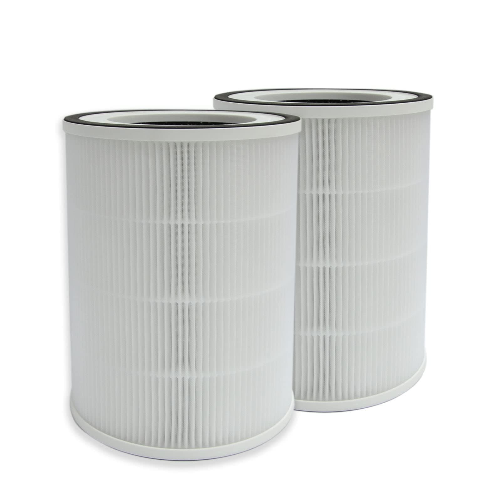 Replacement Filter Compatible with TCL Breeva A3 & A5 Air Purifiers,2-Pack H13 HEPA 4-Stage Filtration Activated carbon Air Clean Dust VOs Odor