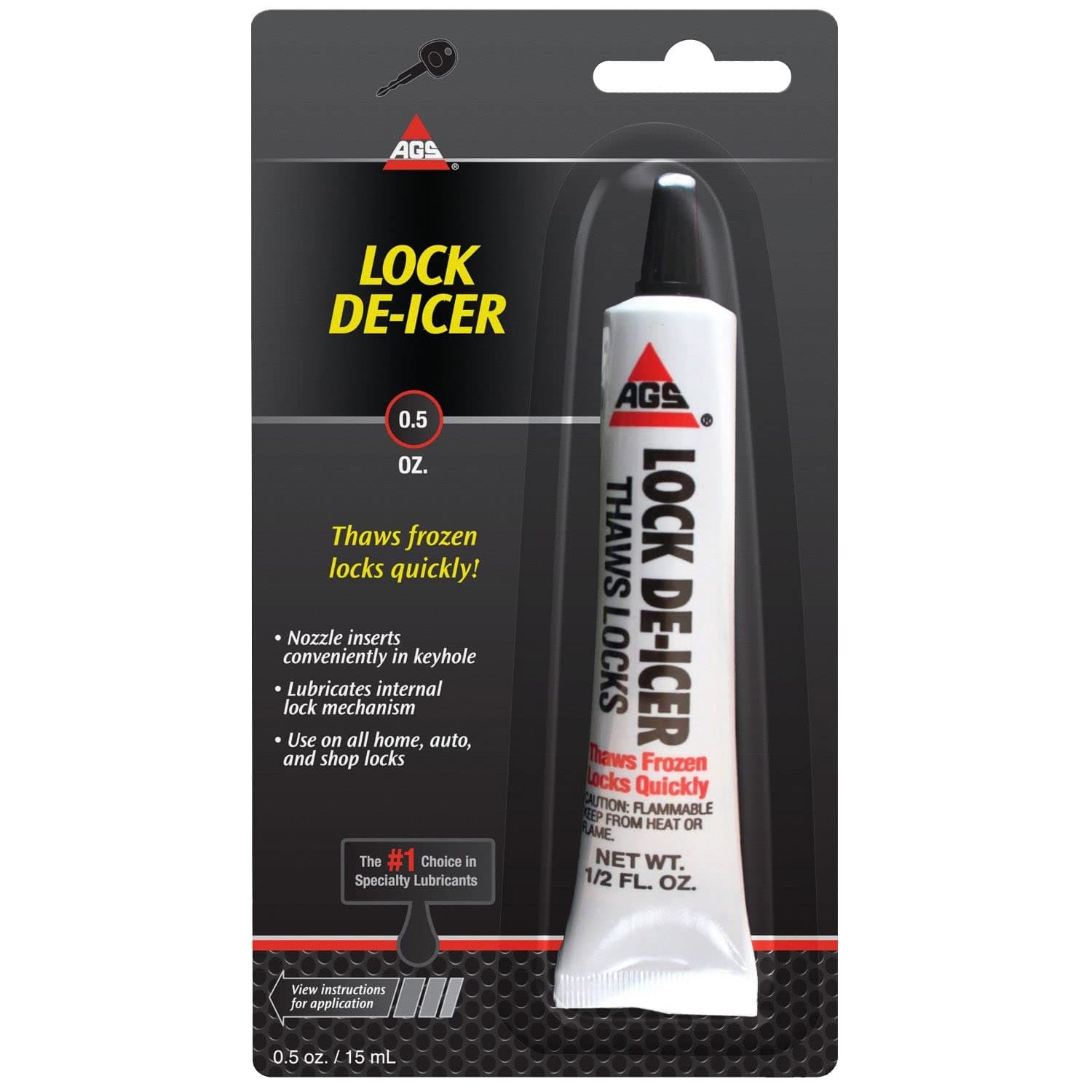 MZ-1 Lock De-Icer Lubricant, 1/2 oz