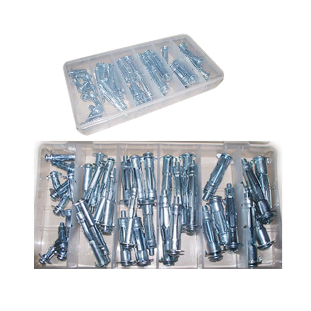 40 PCS Molly Bolt Anchors Assortment