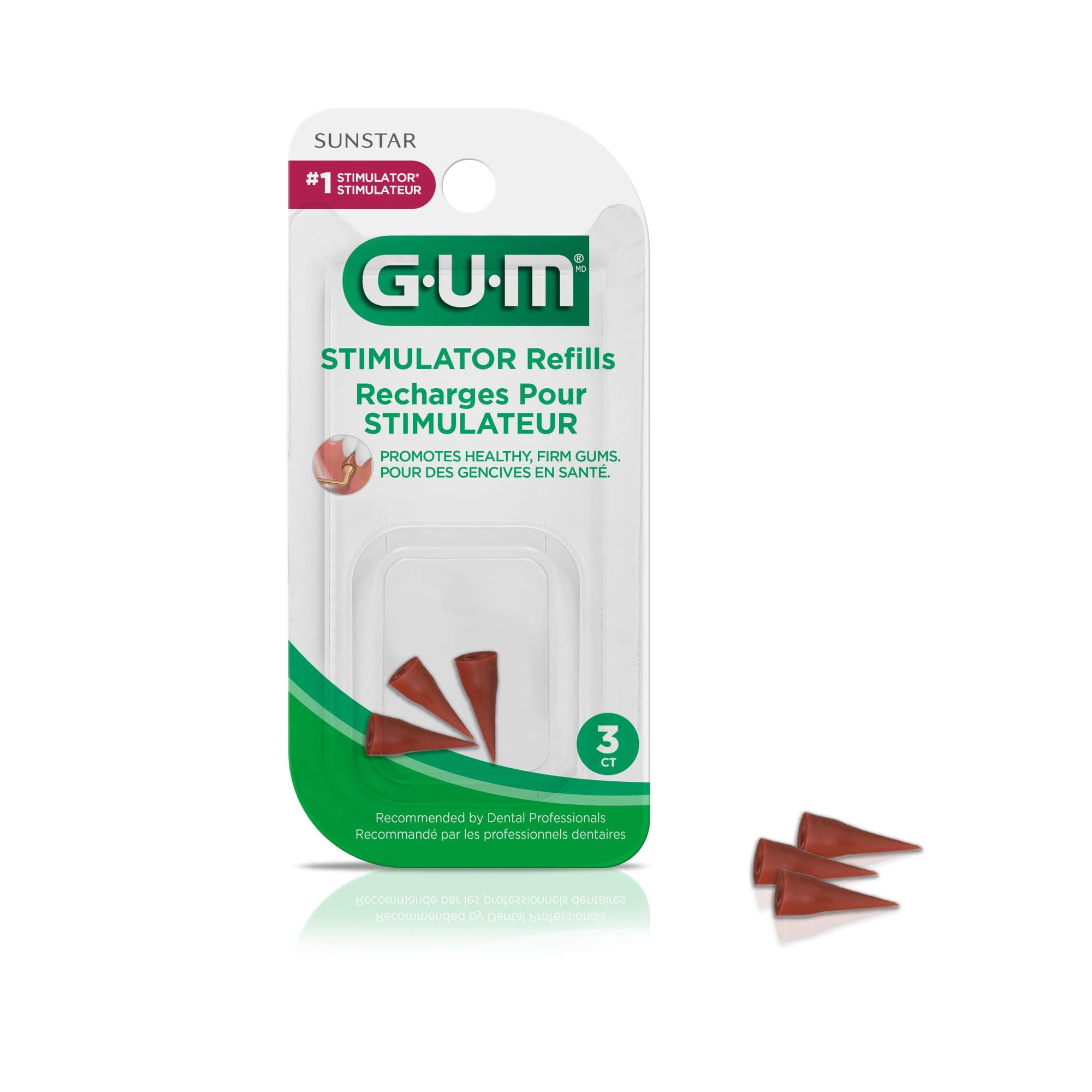 Gum Gum Stimulator Refills, 3 each