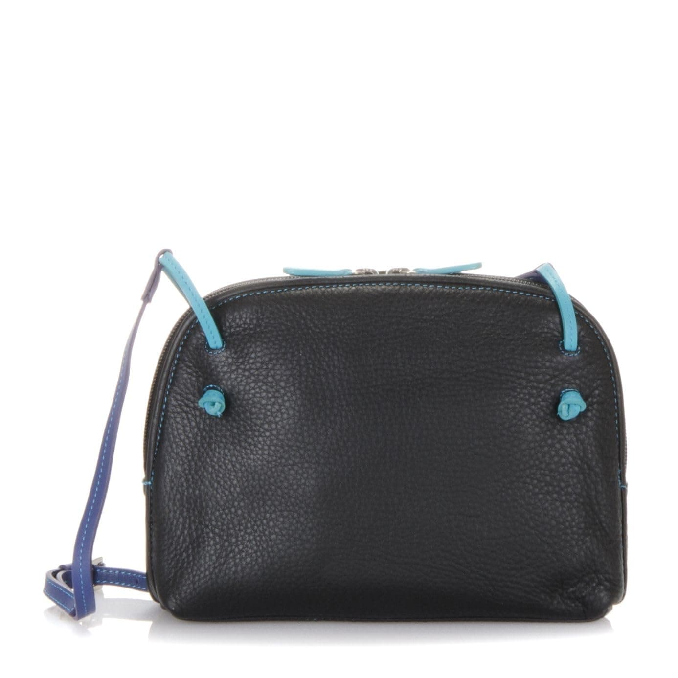 Rio Small Zip Top Handbag - Leather, Adjustable Strap, Slip Pockets, Zip Pocket, Fits a Kindle