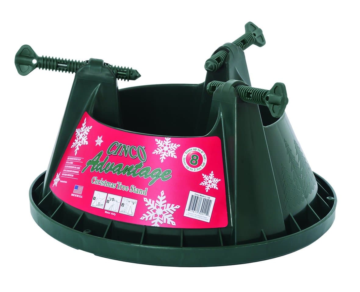 Cinco Advantage 8 Tree Stand for Trees Up to 8 Feet (2.5 Meters) Tall, Dark Green