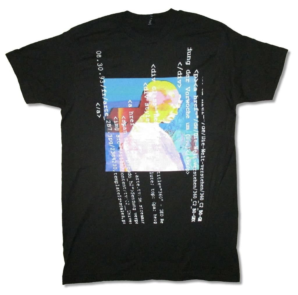 Big Sean Negative Print Code Text Image Black T Shirt (L)