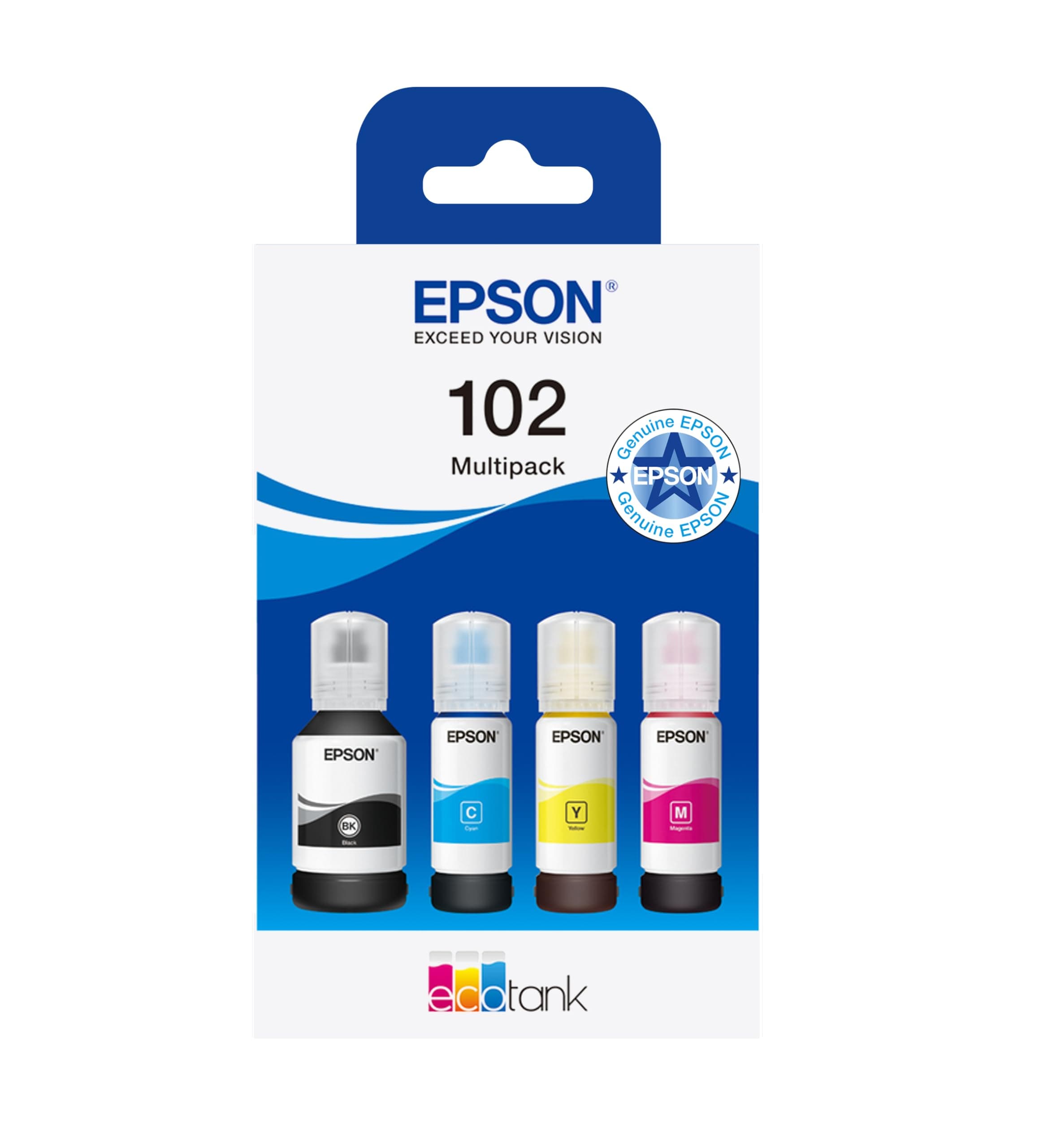 Epson EcoTank 102 Genuine Multipack Ink Bottles