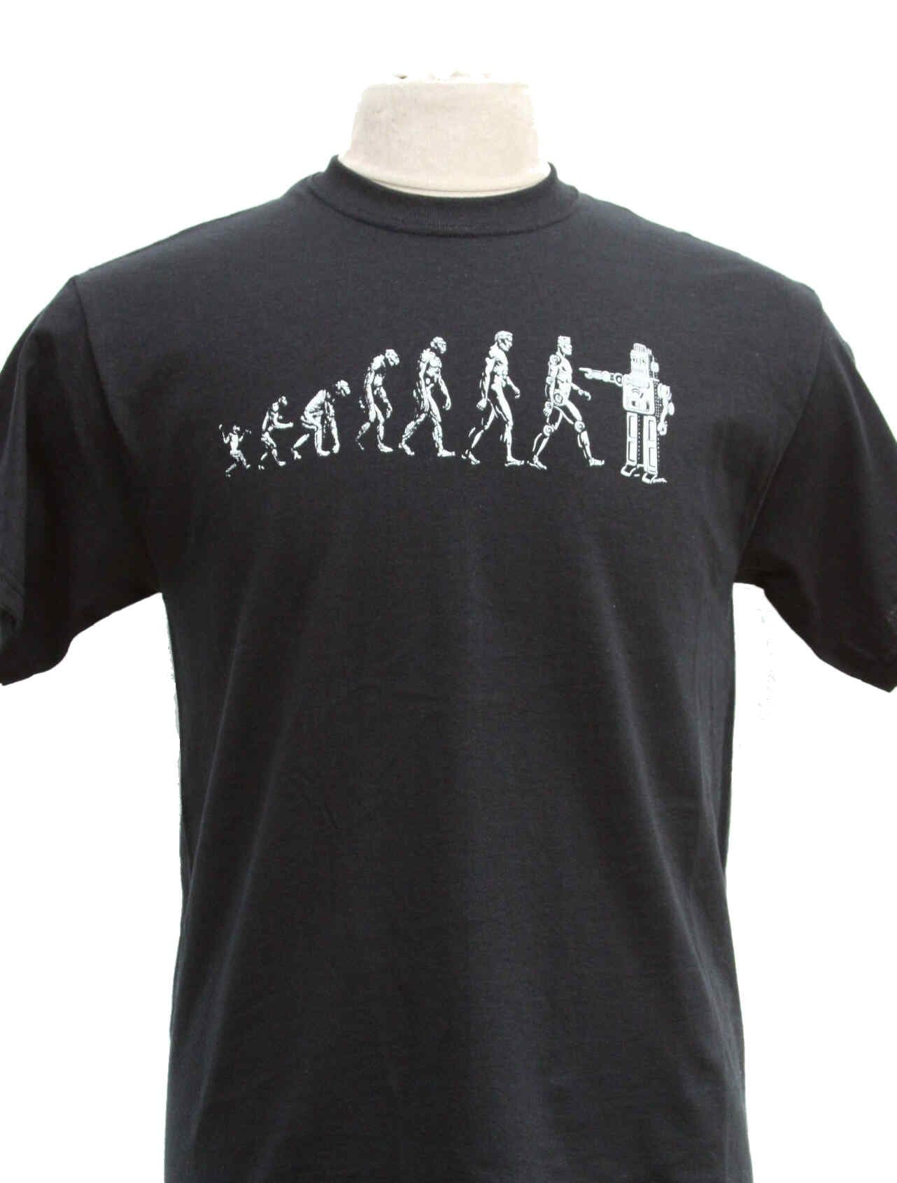 Go Back, Evolution T Shirt, Art by EMEK