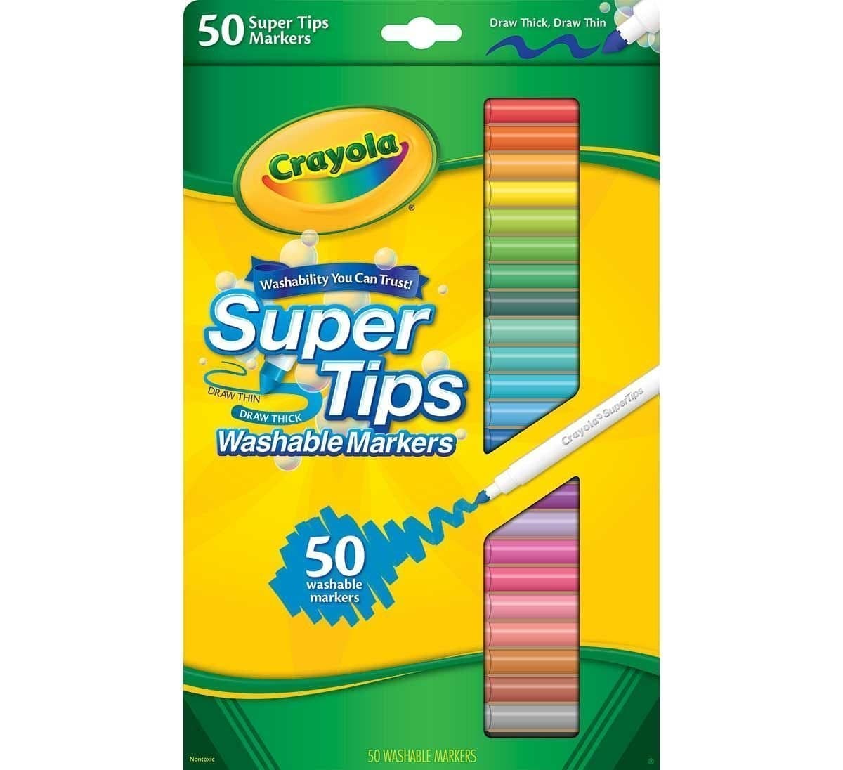 Wash Supertip Marker 50Ct Drafting, Engineering, Art, Pack 6