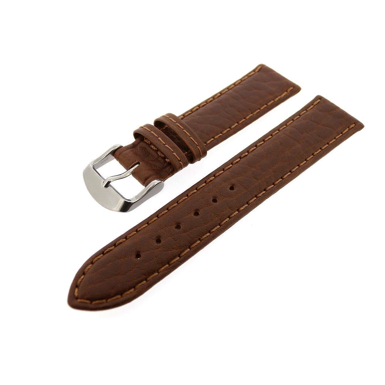 Amerika Leather Watch Strap [22mm, Brown]