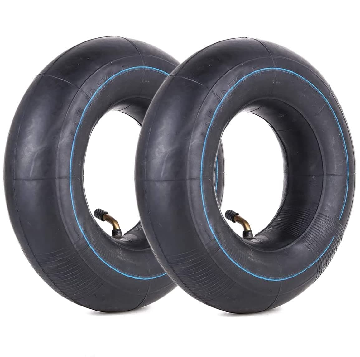 Heavy Duty 3.50/3.00-8 Inner Tube with TR87 Bent Metal Valve stem. Tire Tube fits 8 inch Rim Sizes 3.50-8/3.00-8/3.5-8/3.0-8/3-8/3.5-8/300-8/350-8 2 Packs