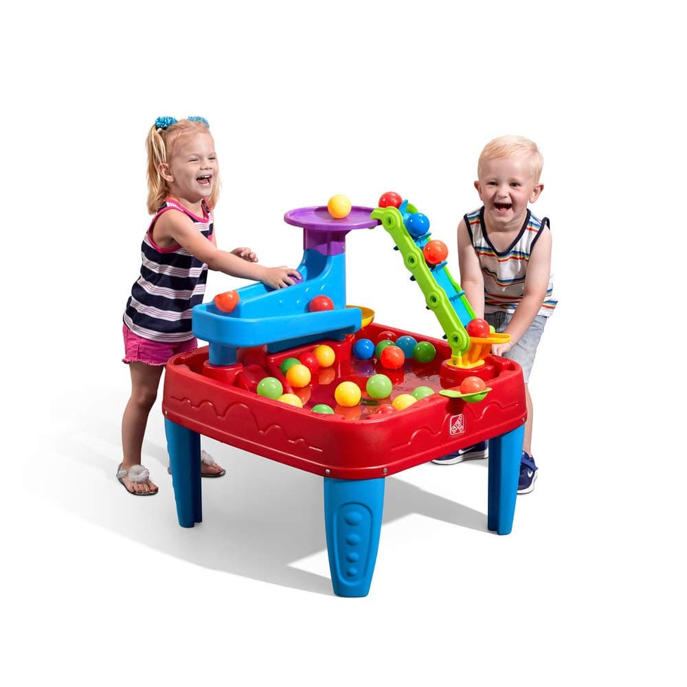 STEM Discovery Ball Table | Wet or Dry Water Table & Activity Table | Kids Ball Play Table with Play Balls Included