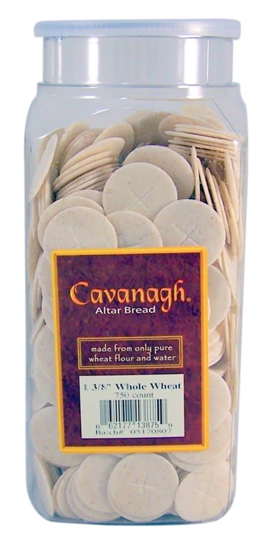 Cavanagh Altar Bread - 1 3/8" Whole Wheat - 750/Container