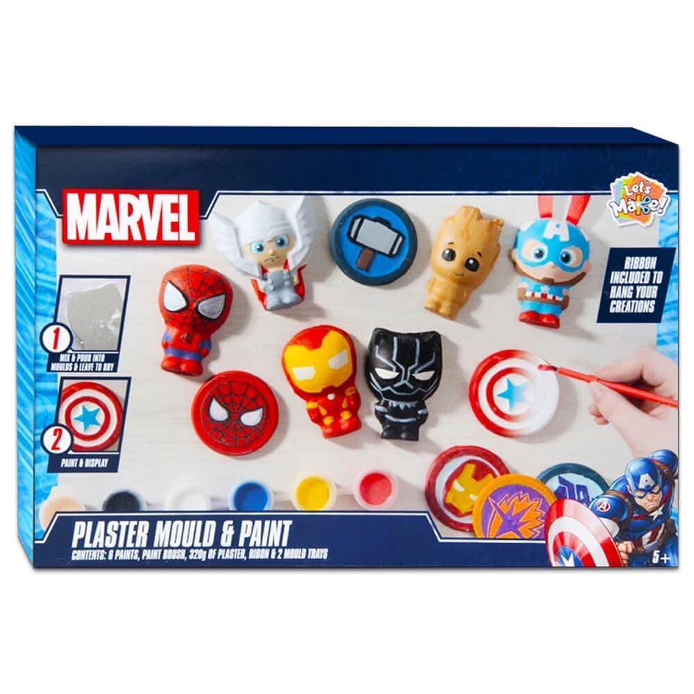 マーベル石膏型&ペイントセット。