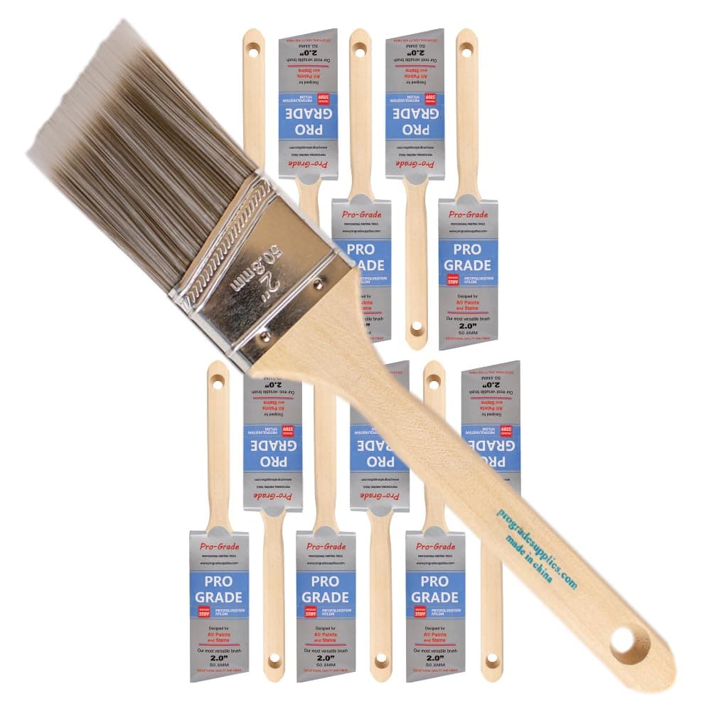 Paint Brushes - 12Ea 2" Angle Brushes