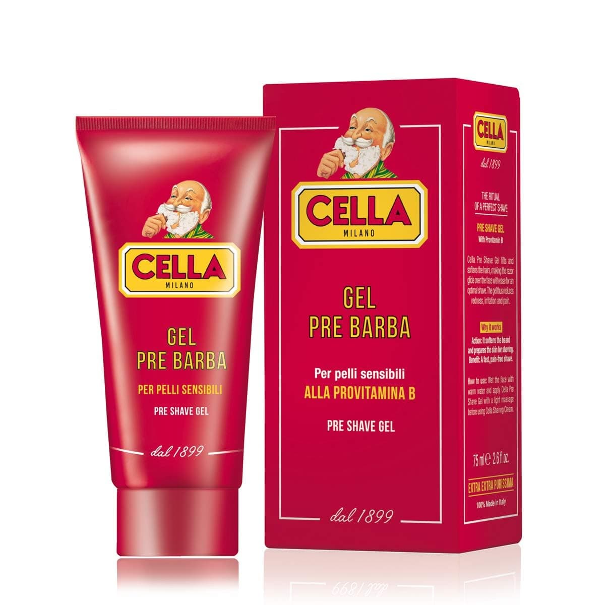 Cella Pre Shave Gel, 75 ml