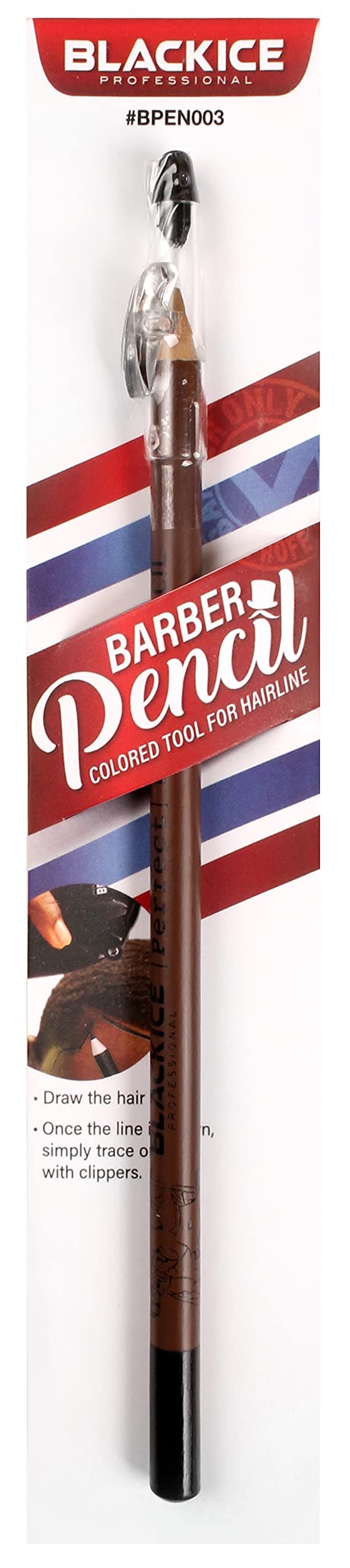 Black Ice Spray Barber Pencil (Tan)