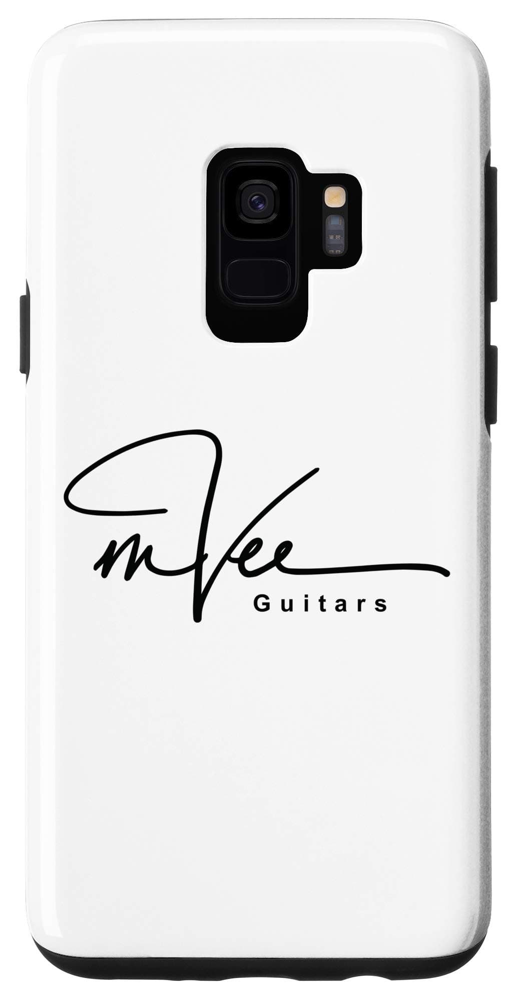 Galaxy S9 MVee Guitars white logo Case