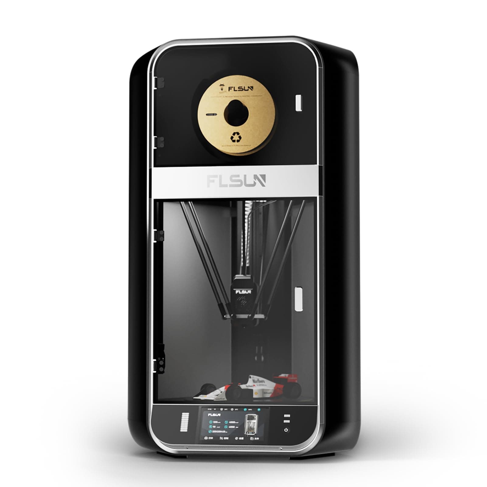 FLSUN S1 Pro 3D Printer, Max 1200mm/s High Speed & Precision, 350°C High Temp Extruder & Full-Auto Calibration,65°C Heated Chamber, ≤55dB Quiet FDM 3D Printers,Large Build Size 13"x13"x17"