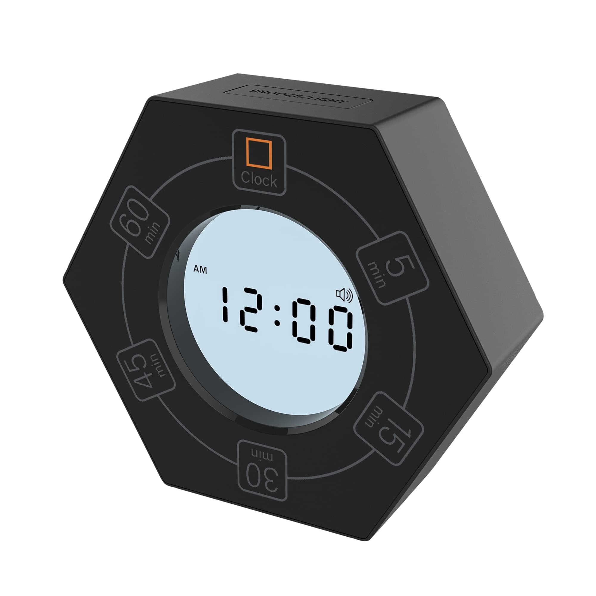 Znewtech Hexagon Rotating Timer (Black)